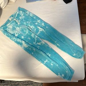 Ocean drive tie dye blue sweatpants
